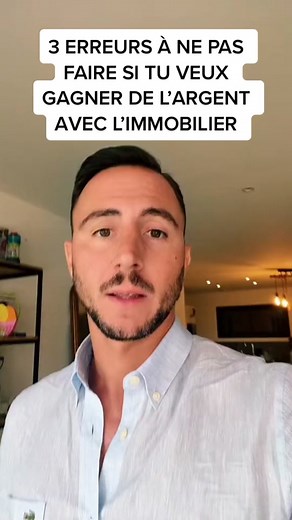Comment ne pas gagner de l’argent avec limmobilier lecon n°1 😌 #immobilier #investissementimmobilier #investissementlocatif #pretimmobilier #investir #rentier #gorentier