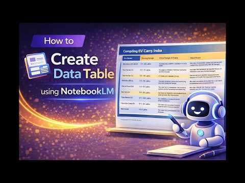 NotebookLM Can Build Excel-Style Data Tables From Any Document – Here's How