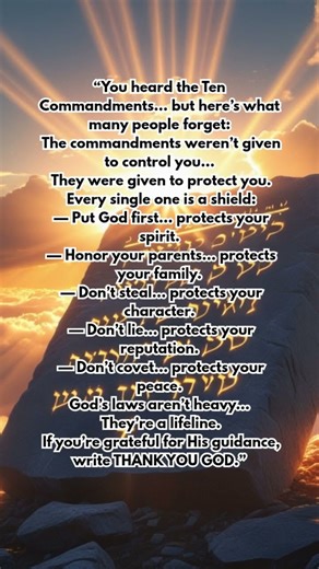 Why God Gave the 10 Commandments #TenCommandments #GodsWord #ChristianMotivation #FaithShorts #amen