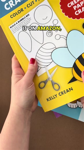 Fun cut and paste activity book for kids ✂️ #parenthack #screenfreeplay #amazonfinds #amazonkdp #activitiesforkids