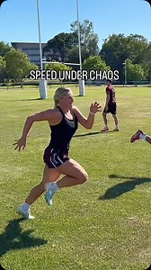 Most speed drills look good when everything’s perfect but games aren’t perfect. This commando roll into a 20 meter sprint is not just some way of making boring speed work look all fancy for instagram, there is a reason behind everything I do with my athletes. In a game, we don’t always get to start a sprint standing upright. Sometimes you’re on the ground after a tackle. The ground start with the roll throws your balance off, messes with your vision, disorients you and puts you in a shit positio