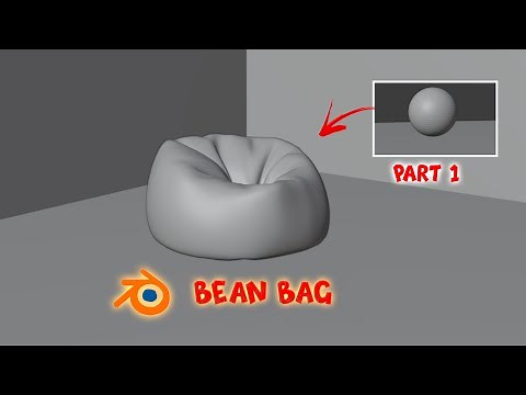 Blender tutorial | bean bag tutorial in blender | cloth blender