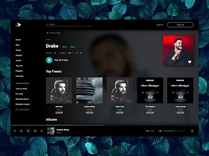 MODREN MUSIC PLAYER IN JAVAFX