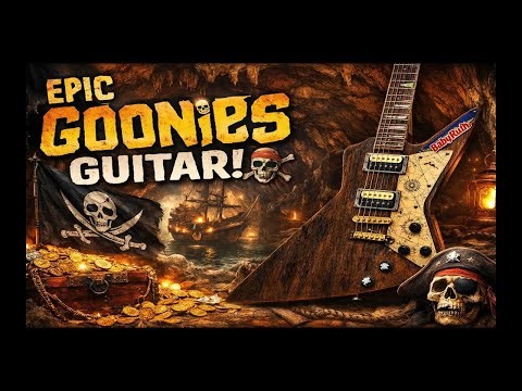 Goonies Tribute Custom Guitar Build 🏴‍☠️