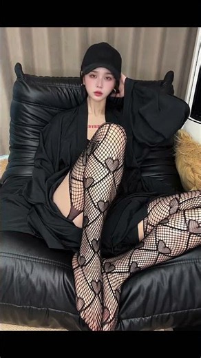 Dress Up in Elegance: Black Long Cardigan & Heart-Shaped Net
