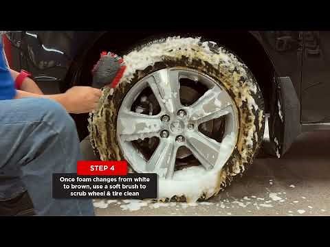 How to Give Wheels & Tires an Ultimate Deep Clean | Black Magic Intense Foam Wheel & Tire Cleaner
