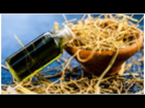 Homemade Vetiver oil & Benefits || DIY Aroma oil for hair growth & Skin Problems