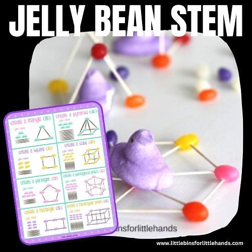 Jelly Bean Project For Easter STEM - Little Bins for Little Hands