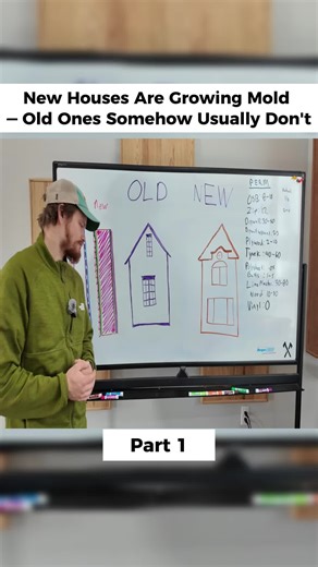 New Houses Are Growing Mold — Old Ones Somehow Usually Don't