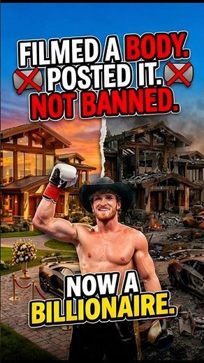 He filmed a dead body. YouTube didn't ban him. Here's why. #loganpaul #mrbeast #entertainment