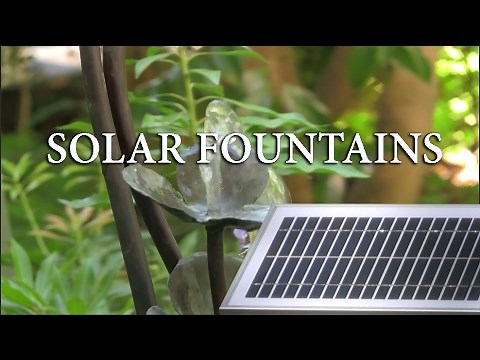 How to install Solar Pumps for Working Water Fountains and Ponds