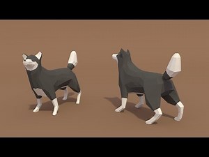 | PigArt | BLENDER Timelapse: Low poly Wolf