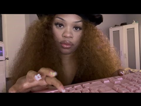 Typing ASMR 💕 - Gum Chewing, Tapping, Writing, Relaxation (NO TALKING)