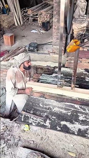 Thrilling Wooden Plank Transformation in a Saw Mill