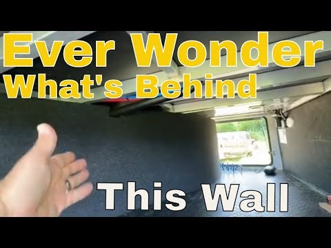 What’s behind that wall of a fifth wheel basement