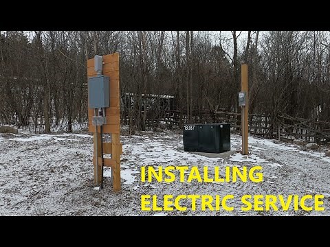 Installing Underground Electric Service - Hydro One Ontario