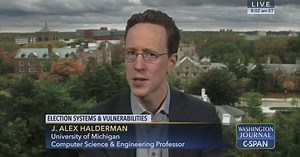 Washington Journal: J. Alex Halderman Discusses Election Systems & Vulnerabilities
