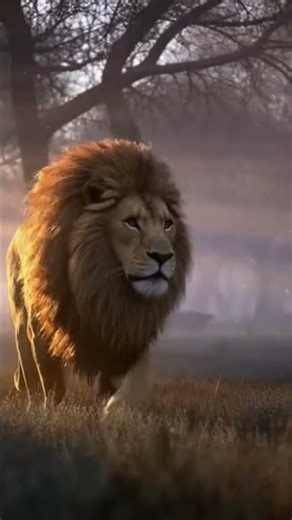 The powerful loin killed the wolf #wildlife #shorts #dangerousanimals #ytshorts