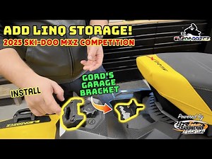 Add Behind Seat LinQ Storage | Gord's Garage Bracket on 2025 Ski-Doo MXZ Competition | Must Have!