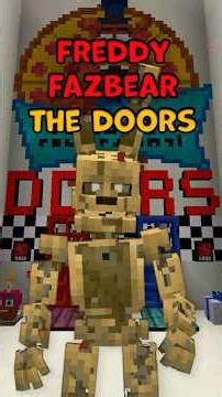MINECRAFT DOORS BUT IT'S FIVE NIGHTS AT FREDDY'S #fnaf #minecraft #shorts