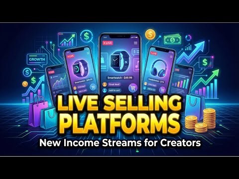 How Live Selling Platforms Are Creating New Income Streams for Creators 📱