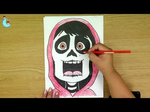 CREA TU ABRE BOCA de MIGUEL | película Coco Disney | TUTORIAL | LUNA MIA DIBUJOS