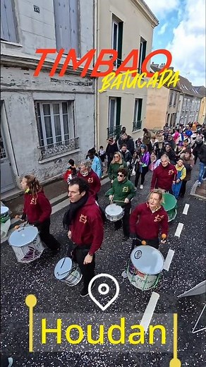 Carnaval Printemps 2026 : Houdan danse avec la Batucada Timbao ! #drummer #sambaspectacle #drums