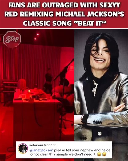 Sexyy Red has people mad after she remixed Michael Jackson’s iconic song “Beat It” Via:lilnonsen5e | Stop Sign Productions