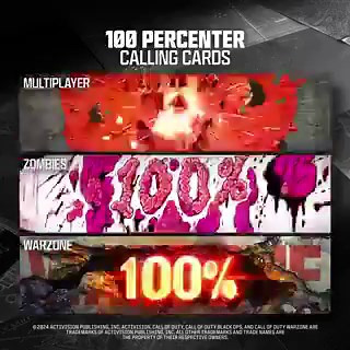 Black Ops 6 dark ops 100% calling cards! Zombies, multiplayer, Warzone (Black Ops 6 calling cards)