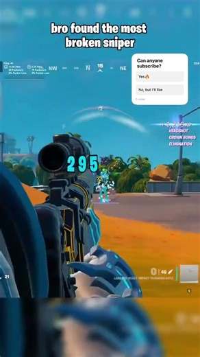 Wall hacks sniper #fortnite