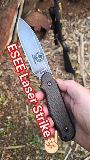 ESEE Laser Strike #edc #survival #shtf out hunting with a handy knife