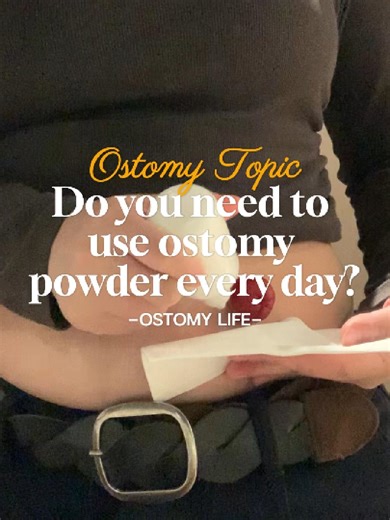 Today’s topic: Do you need to use ostomy powder every day? 🤔#ostomycare #carboucare #ostomytips #ostomylife #ostomy