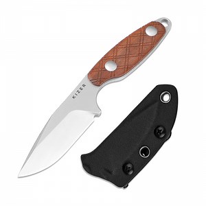 Kizer Muskrat Fixed Blade Knife S35VN Blade Mkuruti Handle Pocket Tactical Knives 1064A2