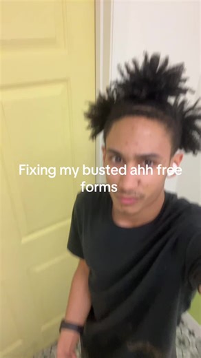 Still chopped but it’s straight #kdn #hair #freeform #tut #fyp | Freeform Hair