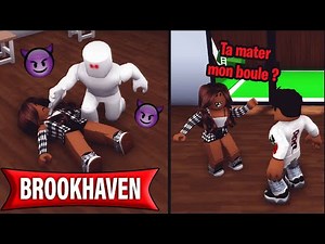 UN ESPRIT MALSAIN DANS MA MAISON 🏡 , LA PIRE CHASSEUSE M'AIDE 😢 | ROBLOX BROOKHAVEN MINI FILM RP