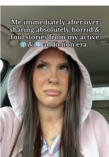 & tbh I’m actually still not telling them the worst of the worst. But you’re not wrong, I should have a life sentence atp. #recoveryqueen #recoveryhumor #methrecoveryispossible #recoveringaddict #wedorecover #❄️ #🧊