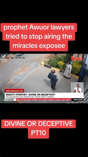 TV47 declassifies mighty prophet Dr. Awour miracle scam #divineordeceptive #fyp #trending #viralvideo