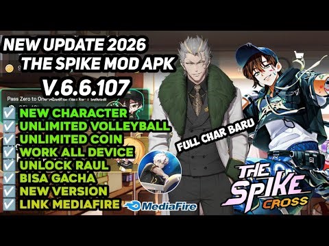 The Spike Cross Mod Apk V1 6.6.107 Latest Version 2026 - Unlock All Characters S+ & Auto Win