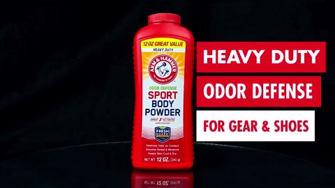Arm & Hammer Sport Body Powder, Powder for Men and Women, Fresh Feeling, Talc Free, Aluminum Free Odor Defense with Baking Soda