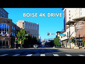 Boise Idaho 4K Driving Tour | Capitol Boulevard to Camel's Back Park