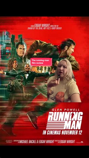 Film Review of 'The Running Man' with Glen Powell