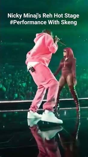 Nicky Minaj's Reh Hot Stage #performance with Skeng #shorts