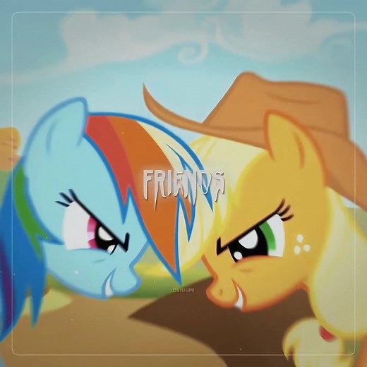 if i see any of yall arguing in the comments ……. 🔫 #mlp #mylittlepony #mlpedit #rainbowdash #applejack #appledash #fyp #viral #foryou
