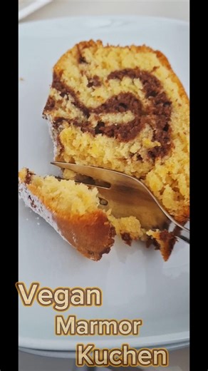 Vegan Ohne Eier,Milch und Ohne Butter Marmor Kuchen #kuchen #cake #vegan #vegancake #veganrecipe
