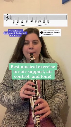 Musical Exercise for Clarinet: David Weber Long Tones