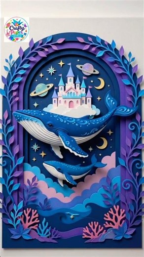 Tiny Paper Magic: Glowing Planets & Ornate Arches ✨☁️🎨