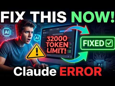 How to FIX Claude's Response Exceeded 32000 CLAUDE_CODE_MAX_OUTPUT_TOKENS Limit (2026)