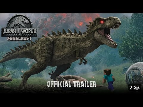 Jurassic World: Fallen Kingdom — Official Minecraft Trailer!​#minecraft #gaming