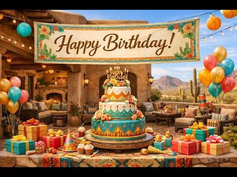 Happy Birthday Latin Party Background Ambience for Before, During & After the Party