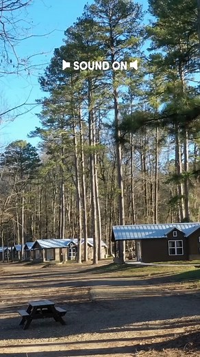 Reconnect with nature right on the Lower Mountain Fork River at Beavers Bend State Park’s tiny cabins. ☀️🌊 travelok.la/BBTinyCabins 🌊☀️ | Oklahoma Tourism